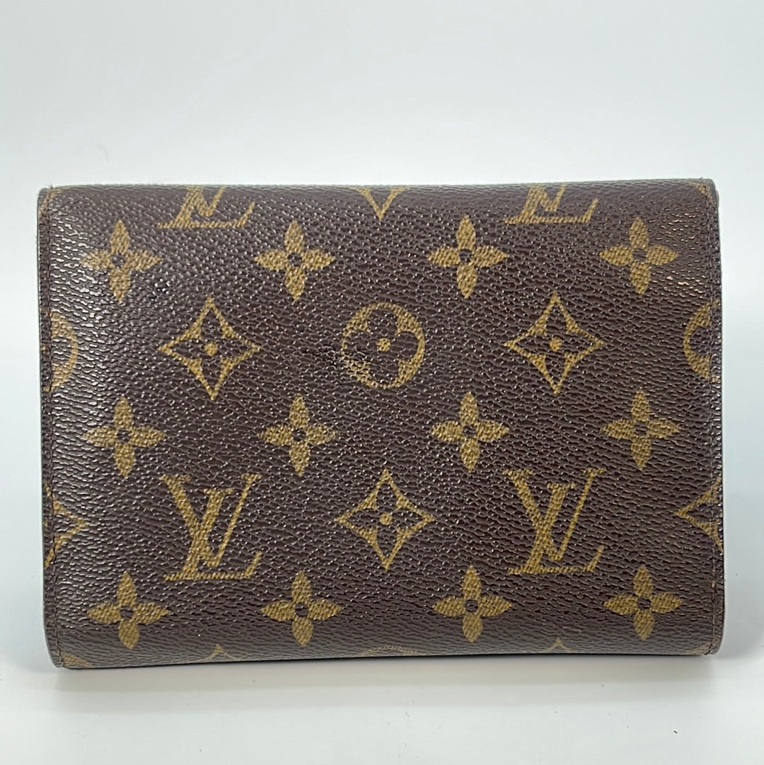 Louis Vuitton Porte Papier Etui wallet monogram canvas