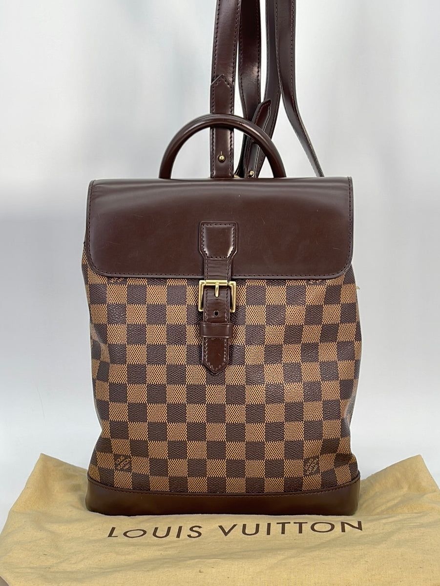 Vintage Louis Vuitton Damier Ebene Soho Backpack TH0054 040123 *** LIV – KimmieBBags LLC