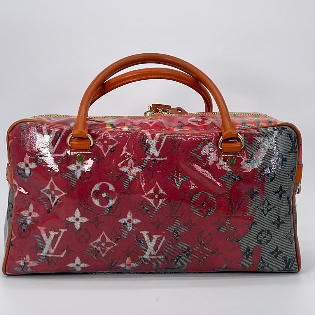 バッグ louis vuitton limited time sale Louis Vuitton Limited Edition Richard Prince Yellow Monogram Pulp