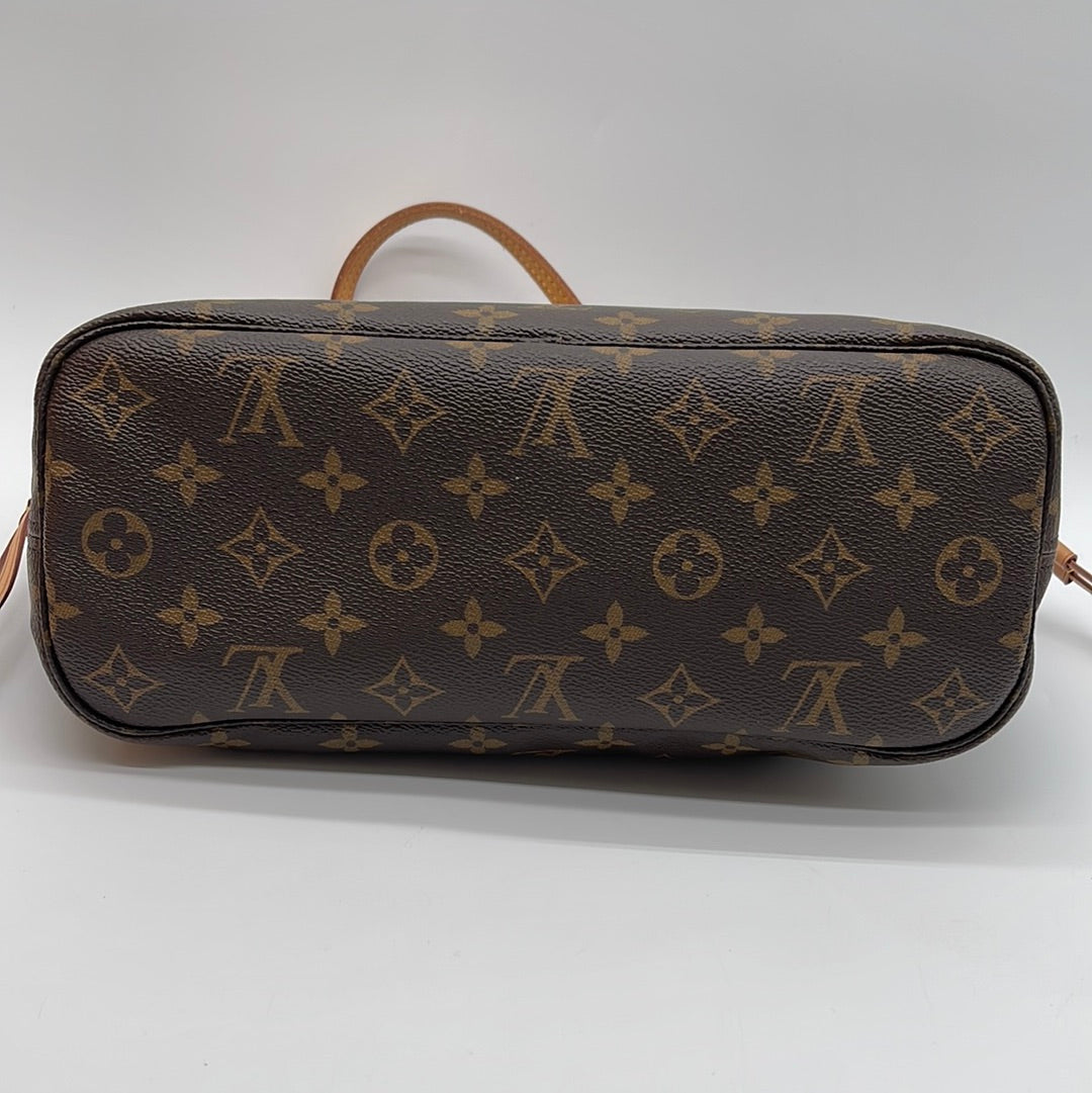 Preloved Louis Vuitton Monogram Neverfull PM Tote Bag - Raspberry Interior AR3107 020524