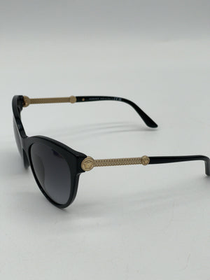 Pre Loved Versace Black Cat eye Chain Medusa Head Sunglasses  display picture 3