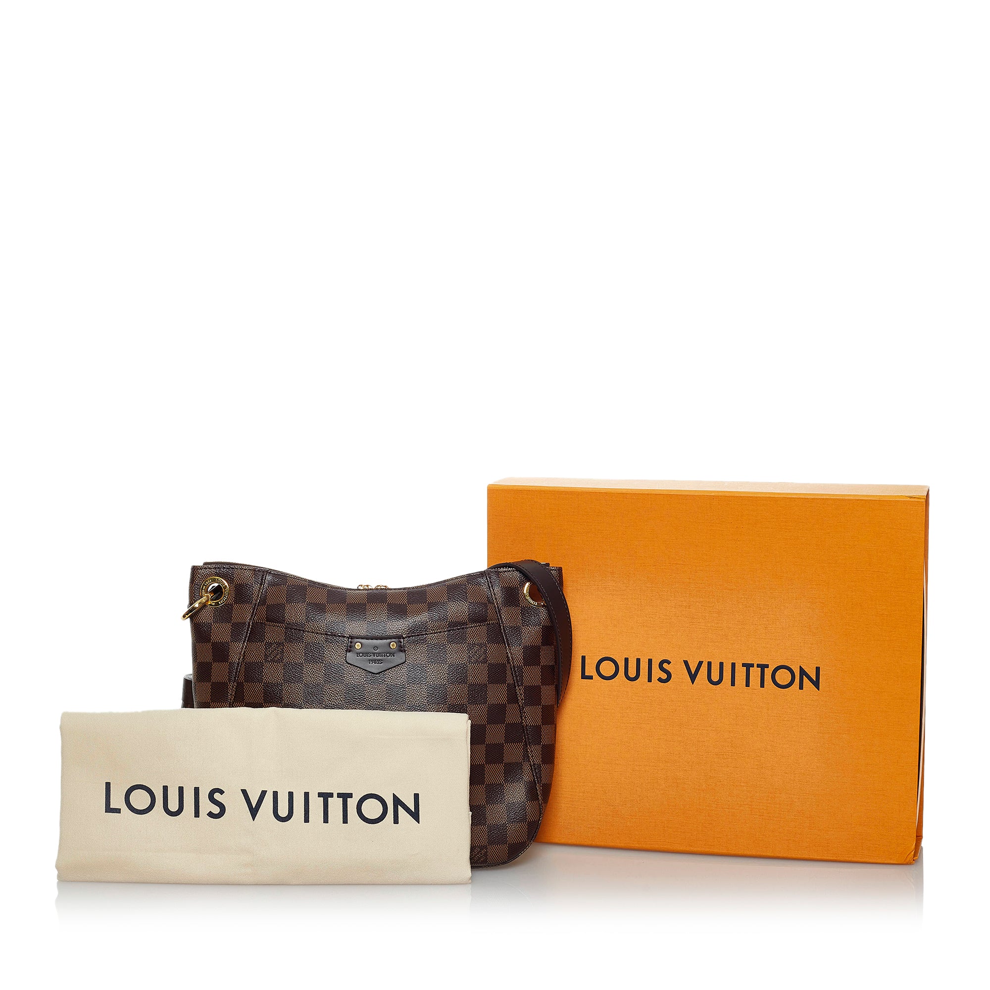 Louis Vuitton Damier Ebene Canvas South Bank Besace Bag Louis Vuitton