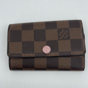louis vuitton rose ballerine key pouch