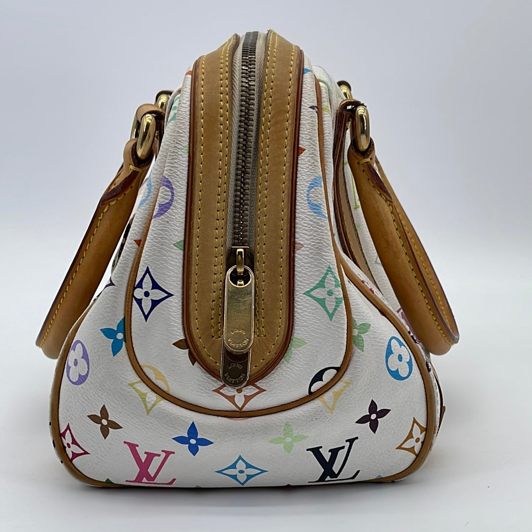 Preloved LV Monogram White Multicolore Priscilla Handbag KRV49B6 04222 –  KimmieBBags LLC