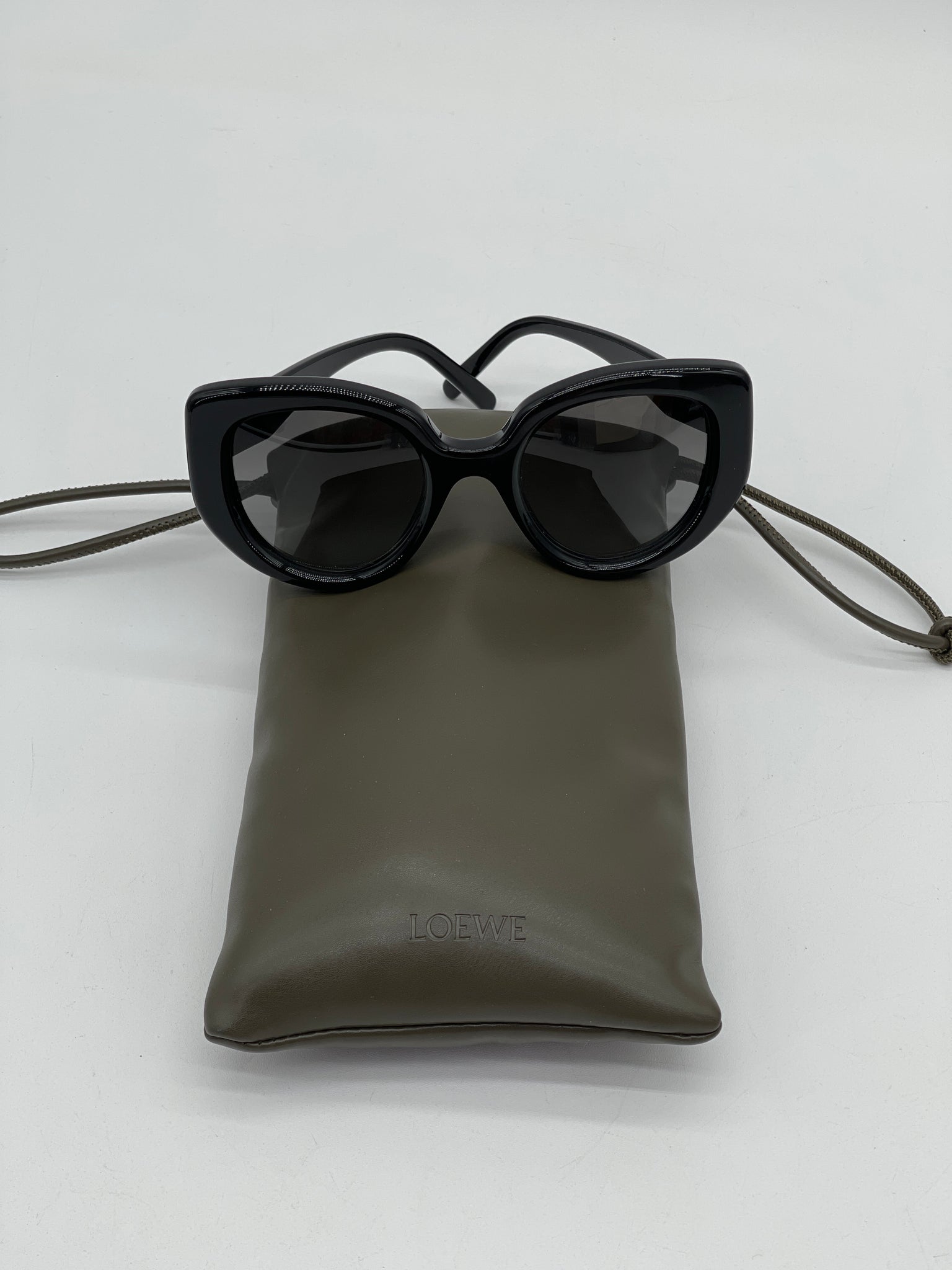 Preloved Loewe Black Gradient Butterfly SunglassesSunglasses 