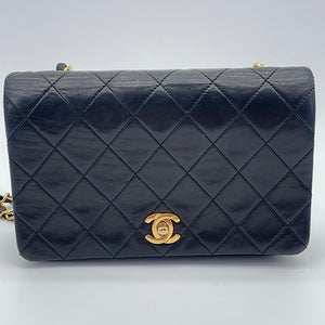 Chanel Black Quilted Caviar Leather Shoulder Bag at Jill's Consignment