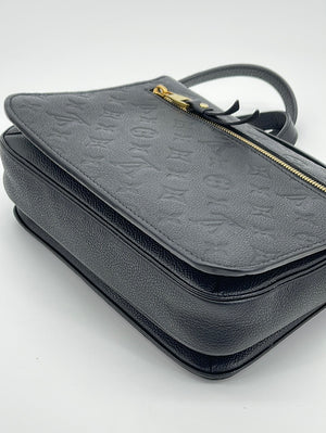 Louis Vuitton Monogram Empreinte Leather Canvas Pochette Metis Black - A  World Of Goods For You, LLC