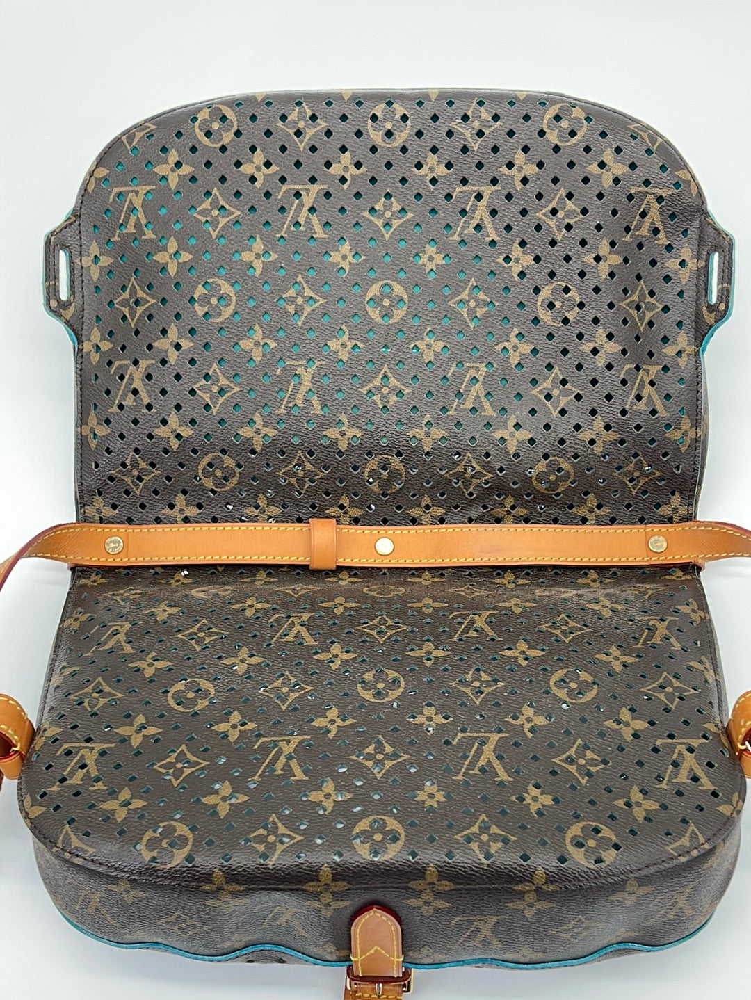 Louis Vuitton Limited Edition Monogram Flore Saumur Clutch Bag - Yoogi's  Closet