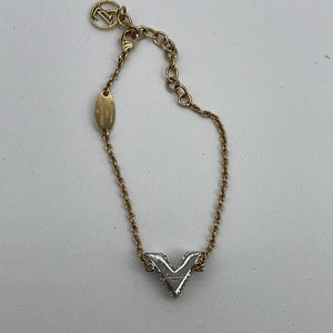 GIFTABLE Preloved Louis Vuitton Monogram Essential V Supple Bracelet LE0135 $110 OFF 090623