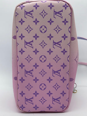 louis vuitton pre-loved purple monogram canvas