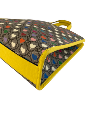 Children's gg hearts tote bag sale