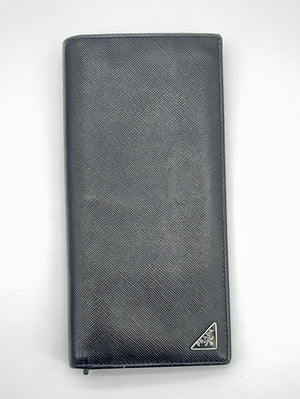 Prada Men's Saffiano Leather Bi-Fold Wallet