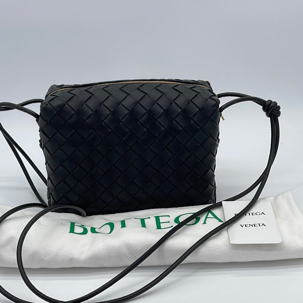 Preloved Bottega Veneta Black Small Loop Bag D784HMD 022124