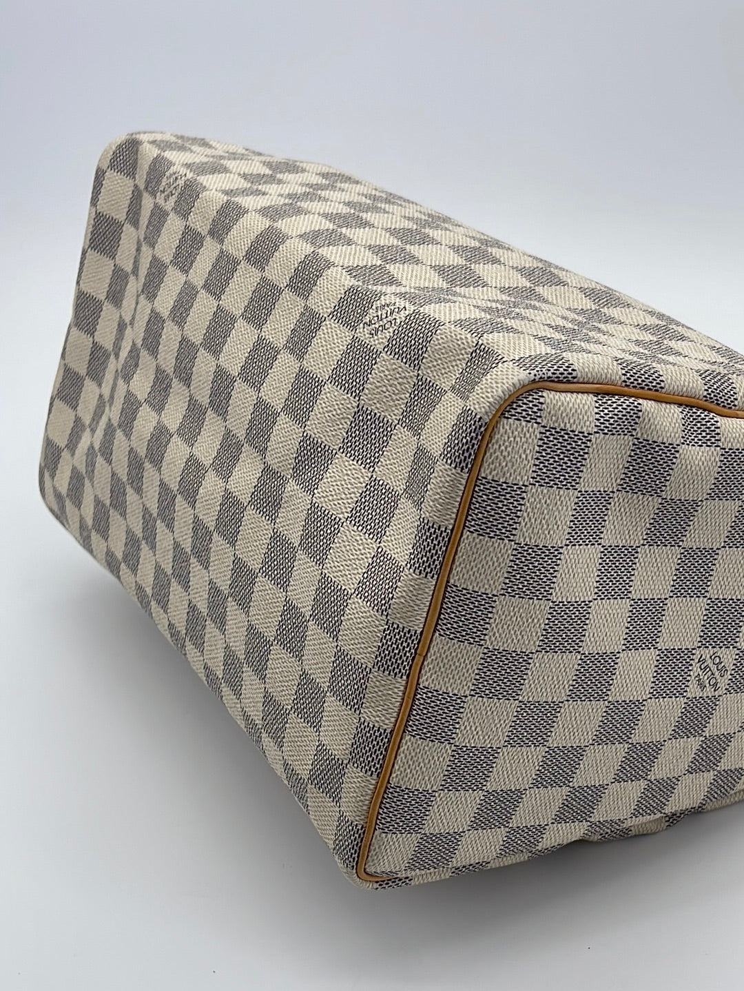 LOUIS VUITTON Damier Azur Canvas Speedy 30 Bag - The Luxury Pop