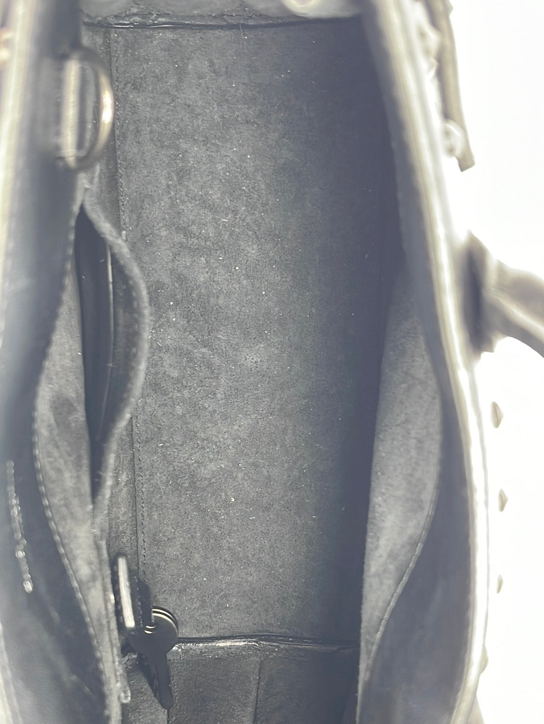 Preloved Saint Laurent Black Nano Sac De Jour Studded Leather Satchel VLR3475450514 082923