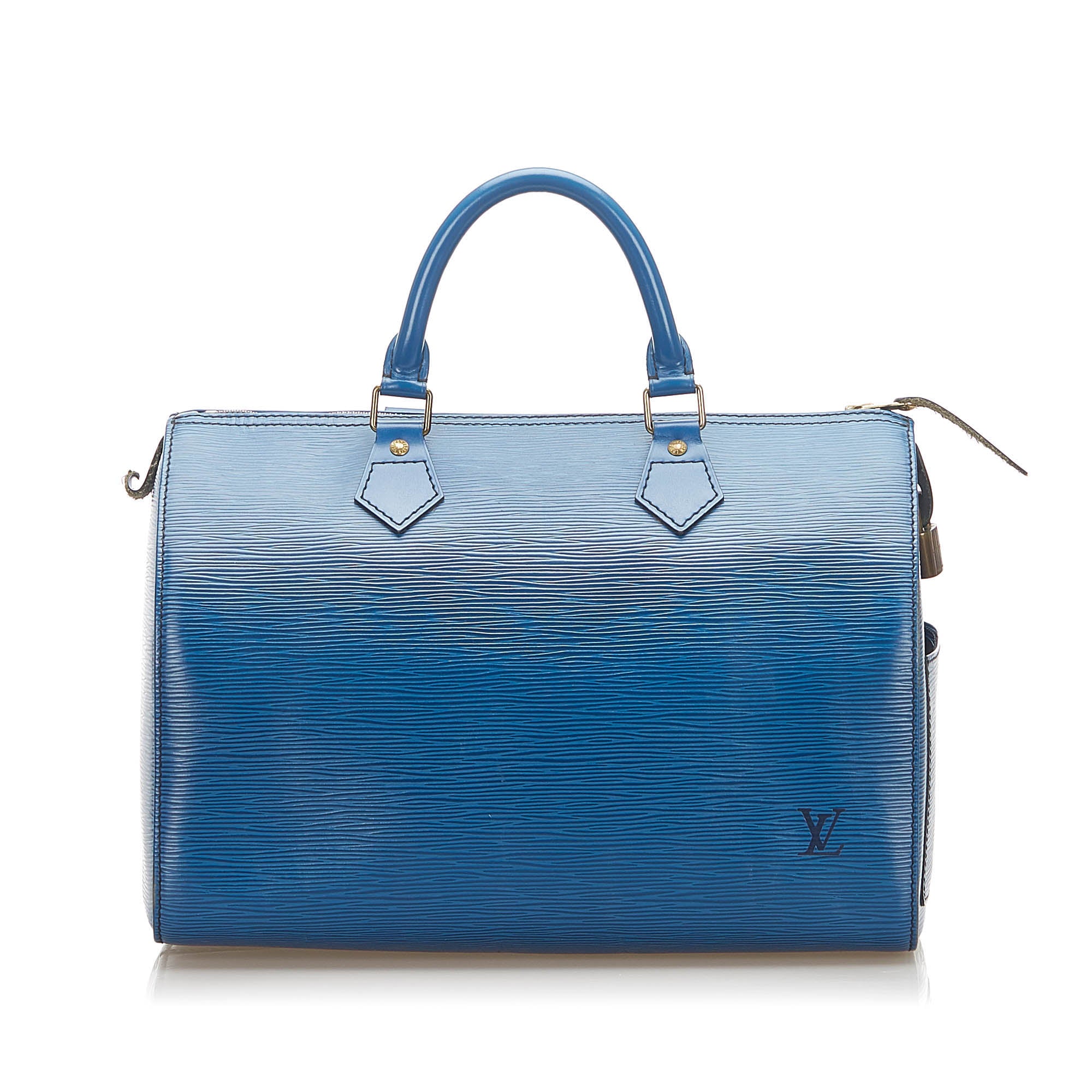Preloved Louis Vuitton Blue Epi Speedy 30 Bag VI0932 060623