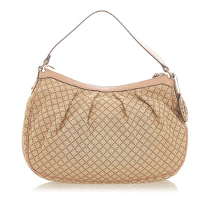 Preloved Gucci Diamante Beige Canvas Sukey Shoulder Bag 232955200047 060623 $90 OFF
