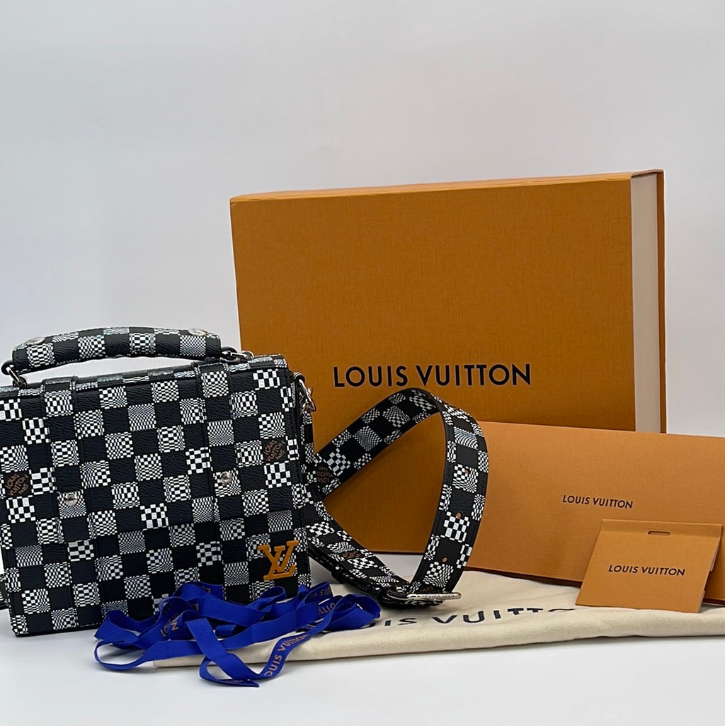 PRELOVED Louis Vuitton Damier Edit Stored Soft Trunk 2way Handbag Shoulder Bag FO4290 7239181 112823