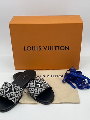 Louis Vuitton Lock It Flat Mule 38