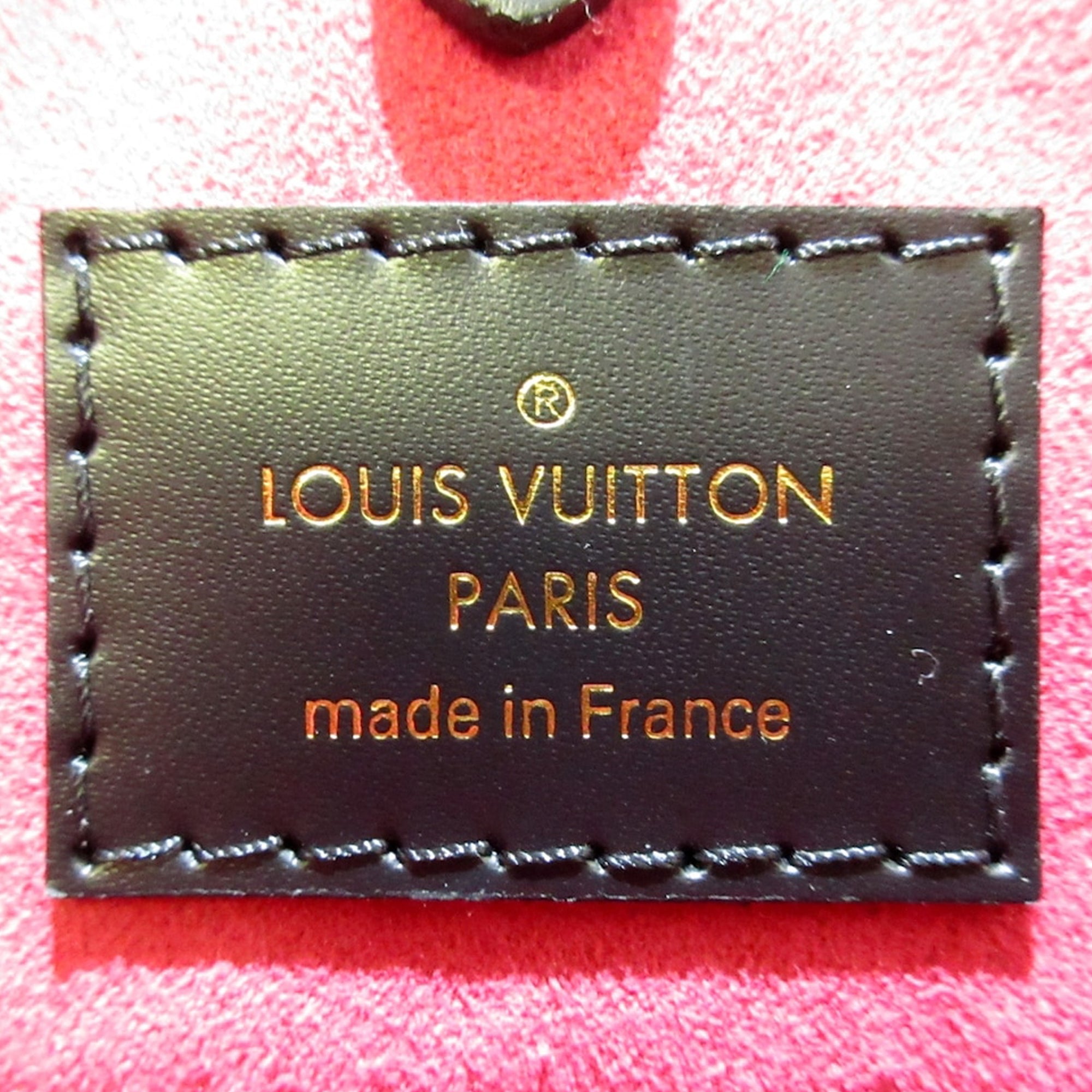 Louis+Vuitton+OnTheGo+Tote+MM+Black%2FBeige+Leather for sale online