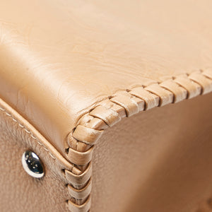 Preloved Louis Vuitton Tan Monogram Cuir Plume Very Zipped DR0158 062123 $300 OFF