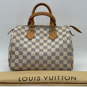 Louis Vuitton Damier Azur Speedy 25 Bag Louis Vuitton