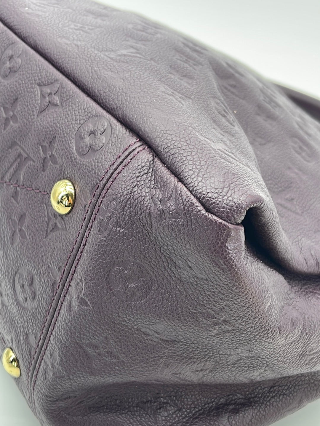 Louis Vuitton, Bags, Auth Louis Vuitton Monogram Empreinte Artsy Mm  Shoulder Bag M93828 Purple J954
