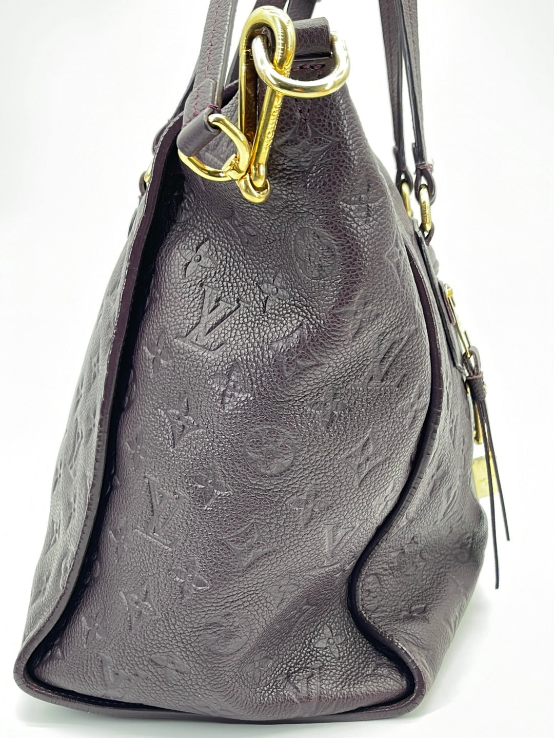 Preloved Louis Vuitton Purple Empriente Monogram Leather Lumineuse Handbag TR3102 100423