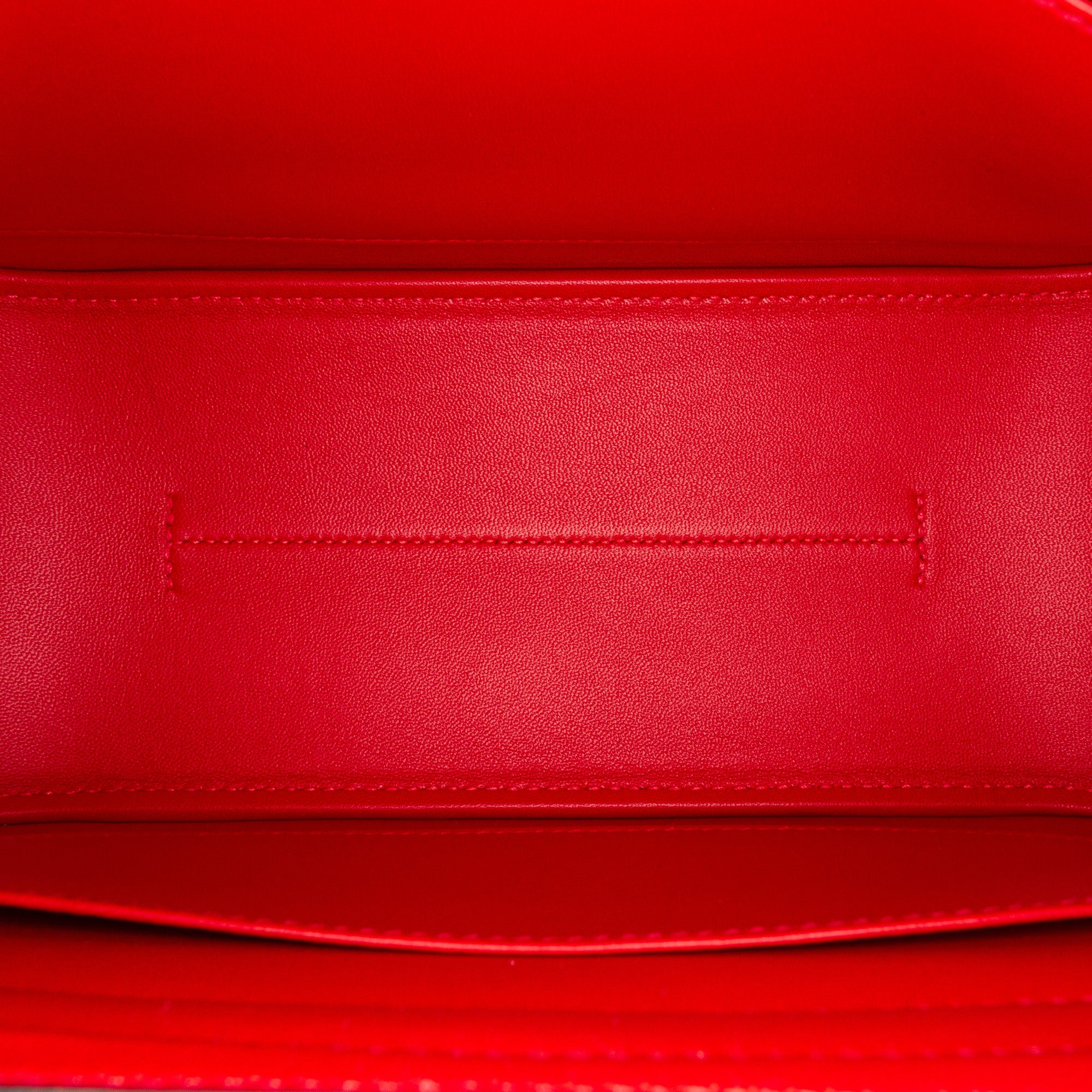 Hermès - Authenticated Clutch Bag - Leather Red Plain For Woman, Never Worn
