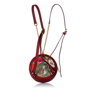 Preloved Gucci Ophidia Round Floral Backpack Bag 051523