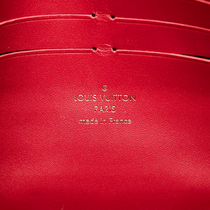 Red Louis Vuitton Monogram Flore Wallet On Chain Crossbody Bag