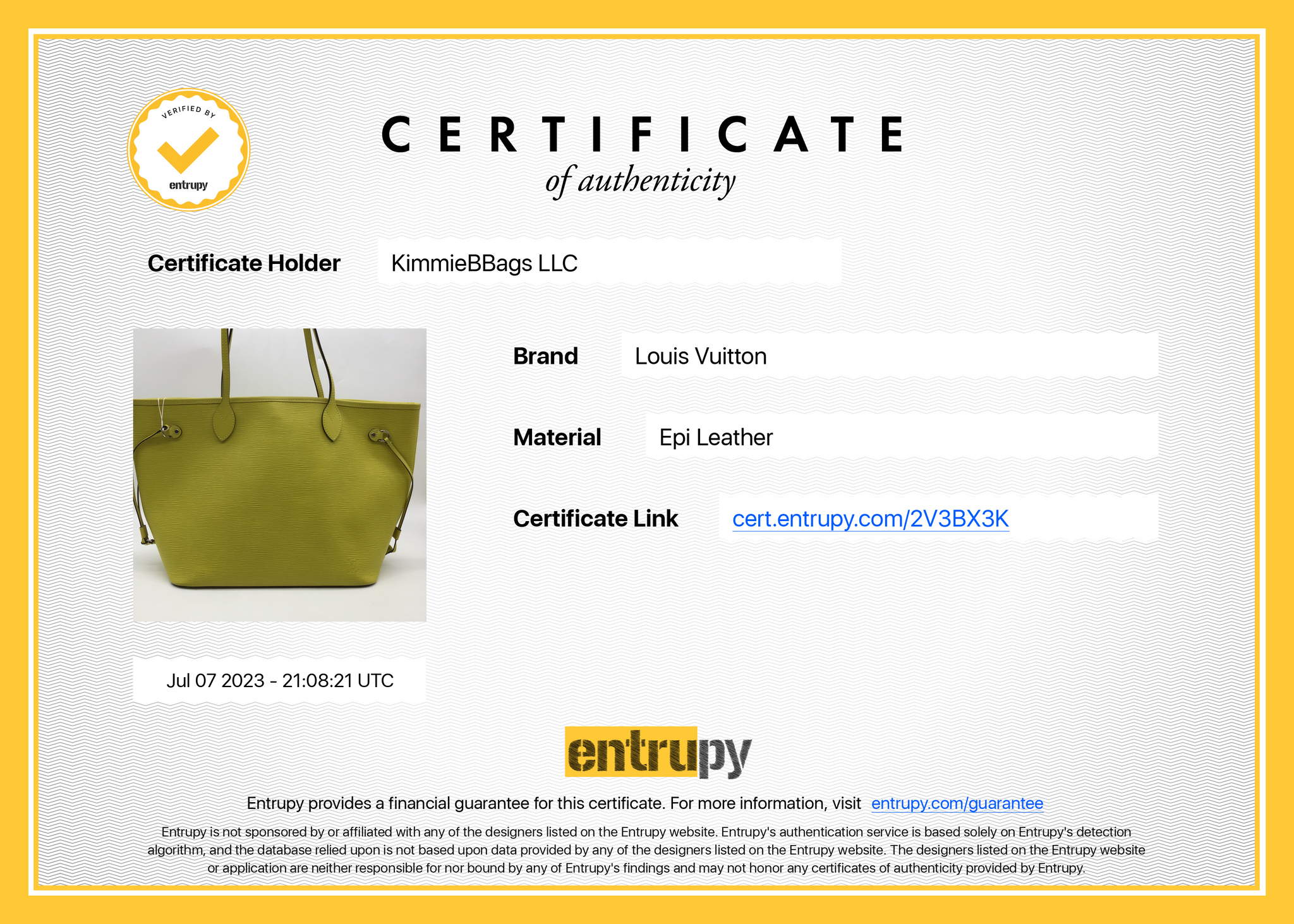 Preloved Louis Vuitton Neverfull MM Yellow Epi Leather Tote Bag 2V3BX3 –  KimmieBBags LLC