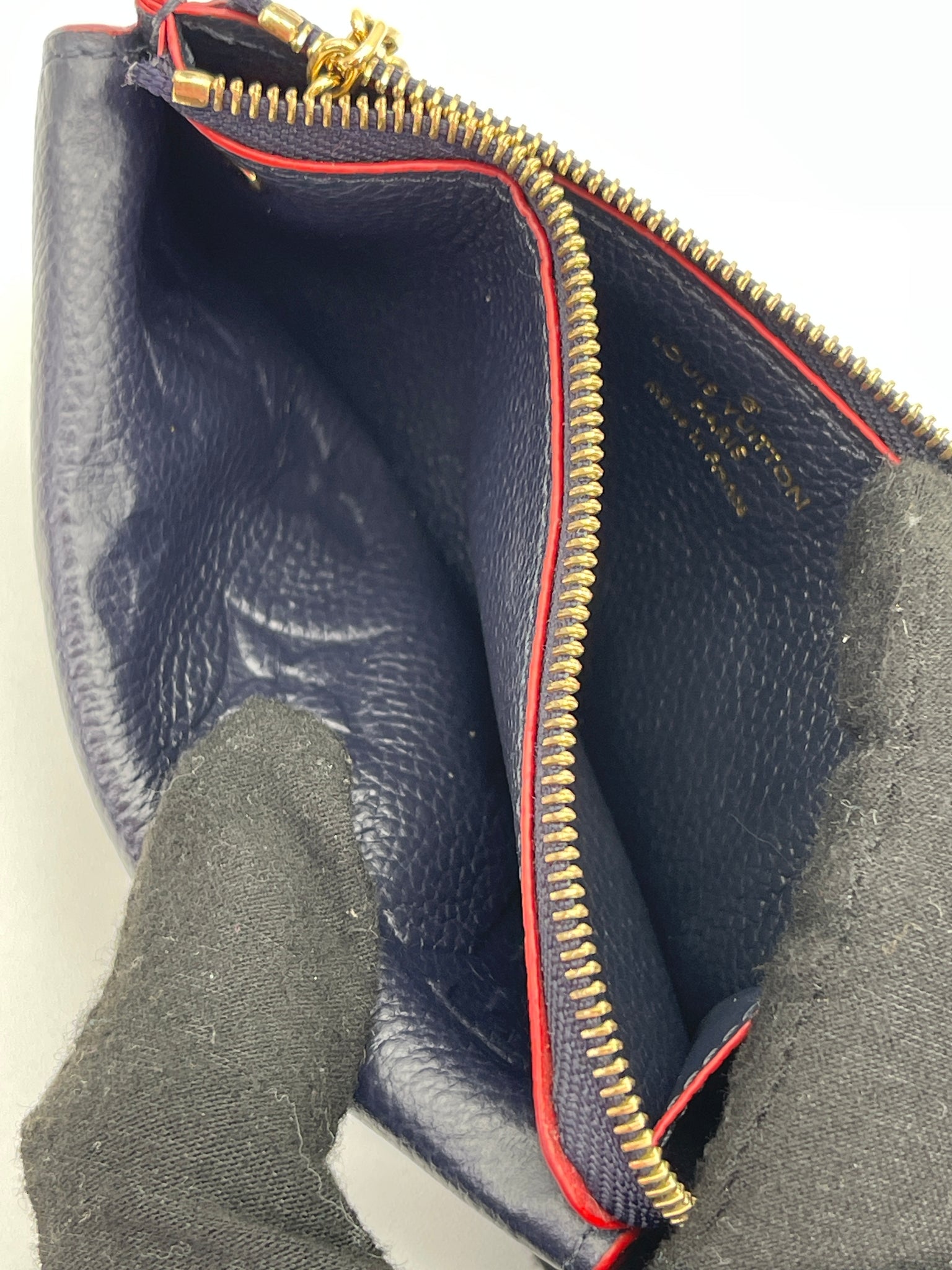 Preloved Louis Vuitton Navy Empreinte Recto Verso Wallet. 947YJXT 072324 H