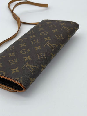 PRELOVED Louis Vuitton Discontinued Pochette Twin GM Monogram Crossbody Bag R7TT89J 041224 H