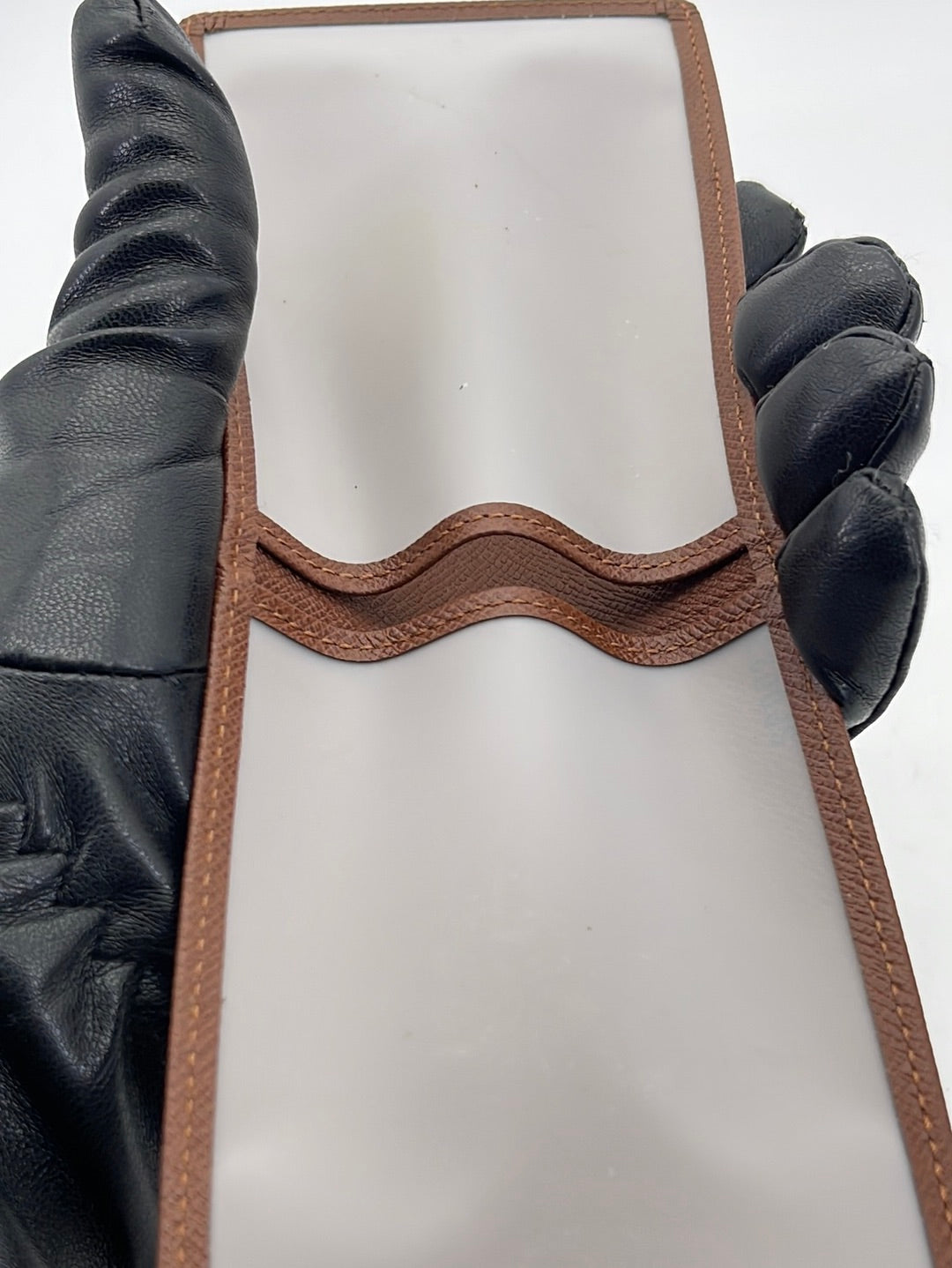 Preloved Louis Vuitton Men's Brown Taiga Slim ID Holder 87K9YB4 050124 H