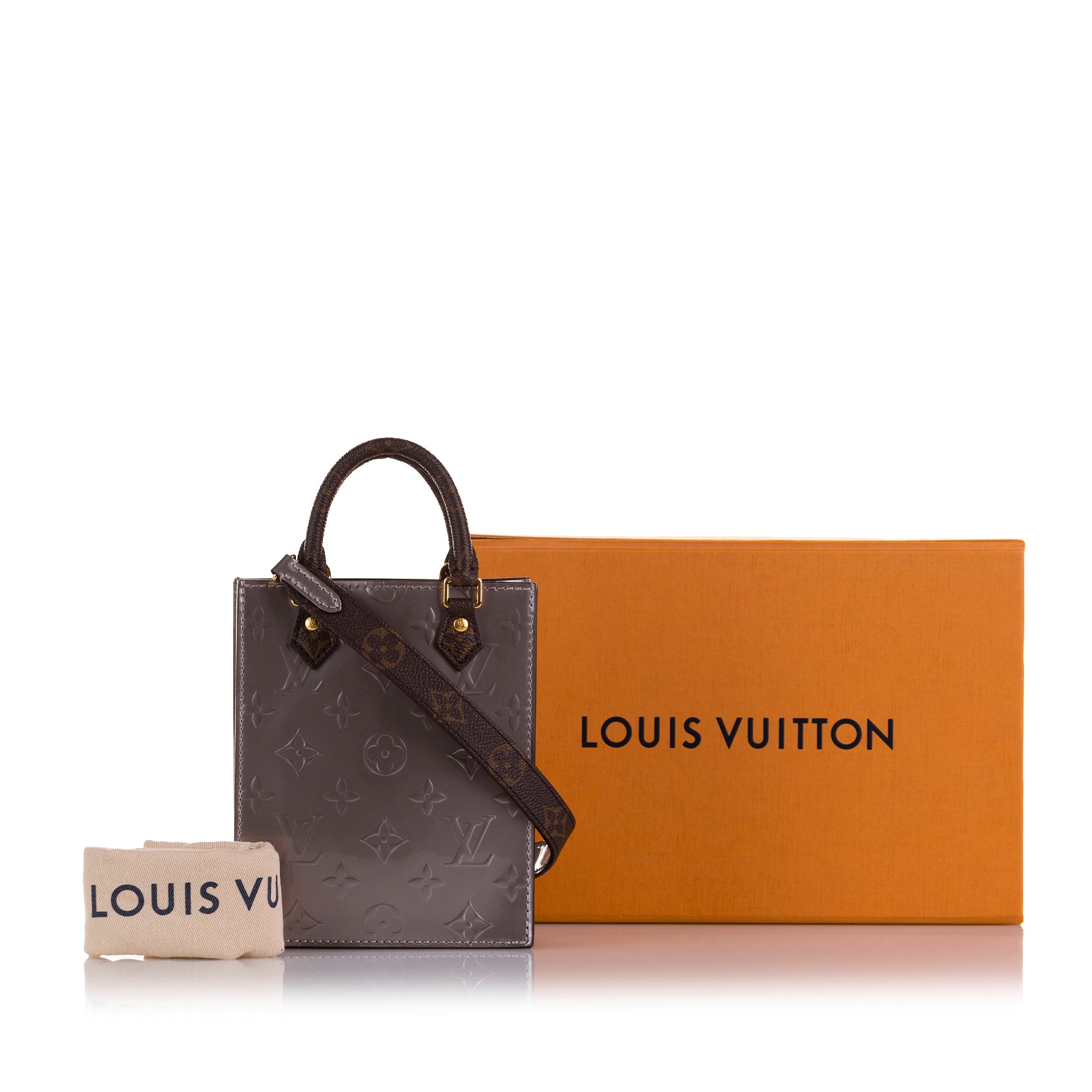 Louis Vuitton Brown Monogram Petit Sac Plat