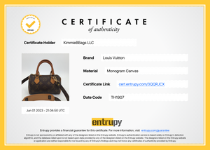 Authentic Louis Vuitton Speedy Satchel Monogram Bag LV Handbag