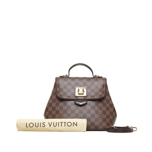 Authentic Louis Vuitton Damier Ebene Bergamo GM Shoulder bag