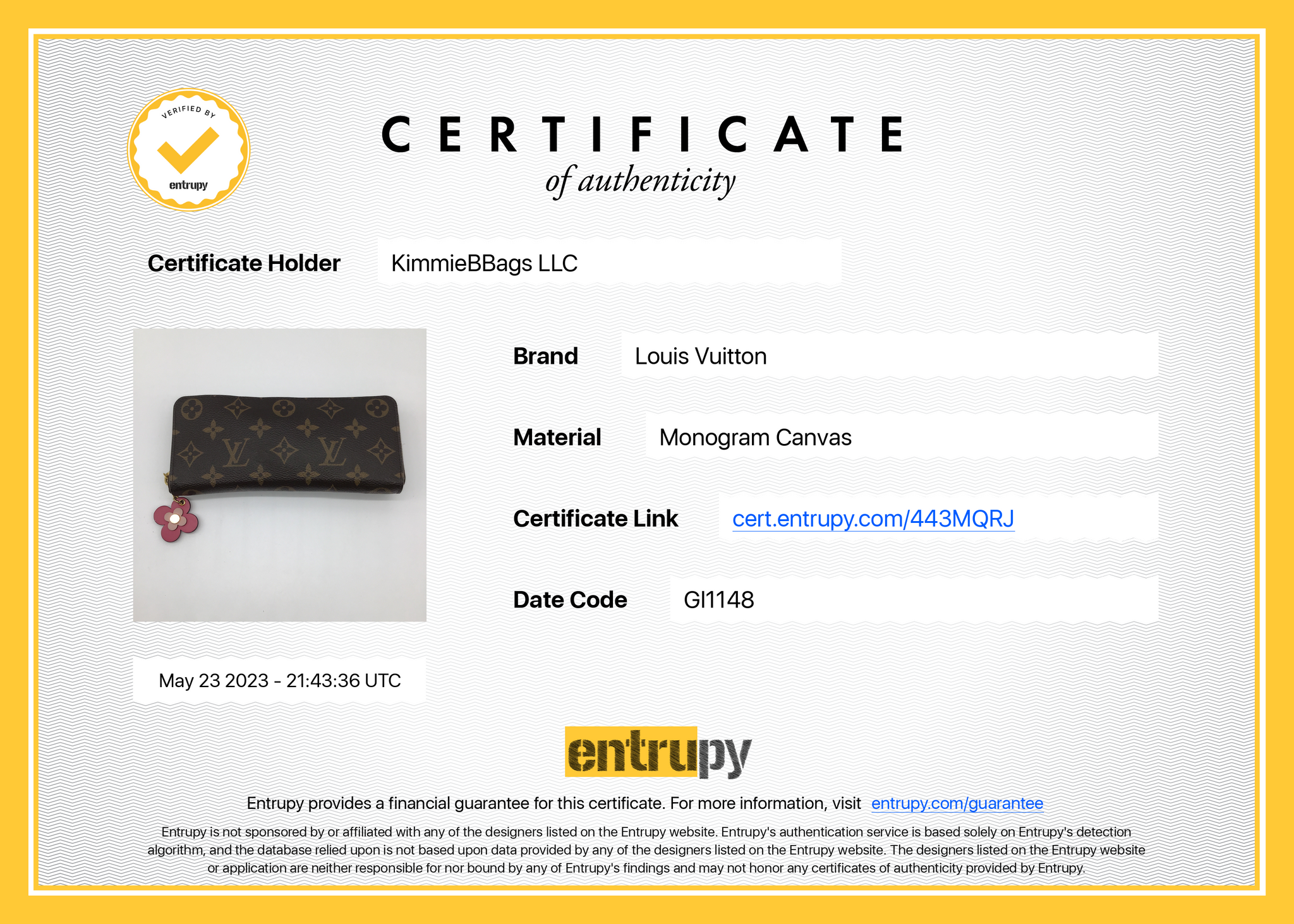 Preloved Louis Vuitton MONOGRAM CANVAS Clemence Long Wallet CI1148 053 –  KimmieBBags LLC