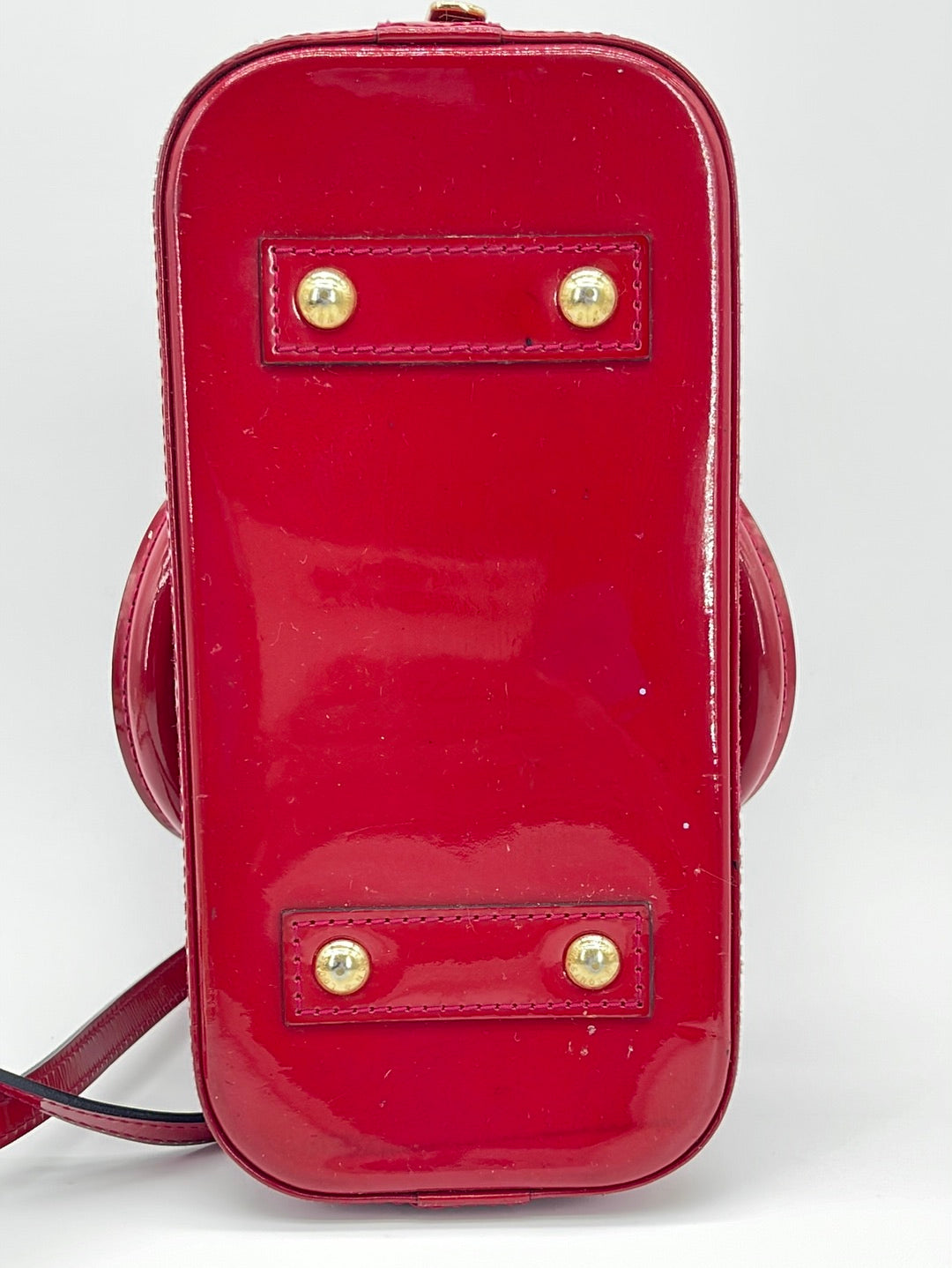 PRELOVED Louis Vuitton Dark Red Vernis Alma BB Crossbody Bag Q8TT4HG 0 –  KimmieBBags LLC