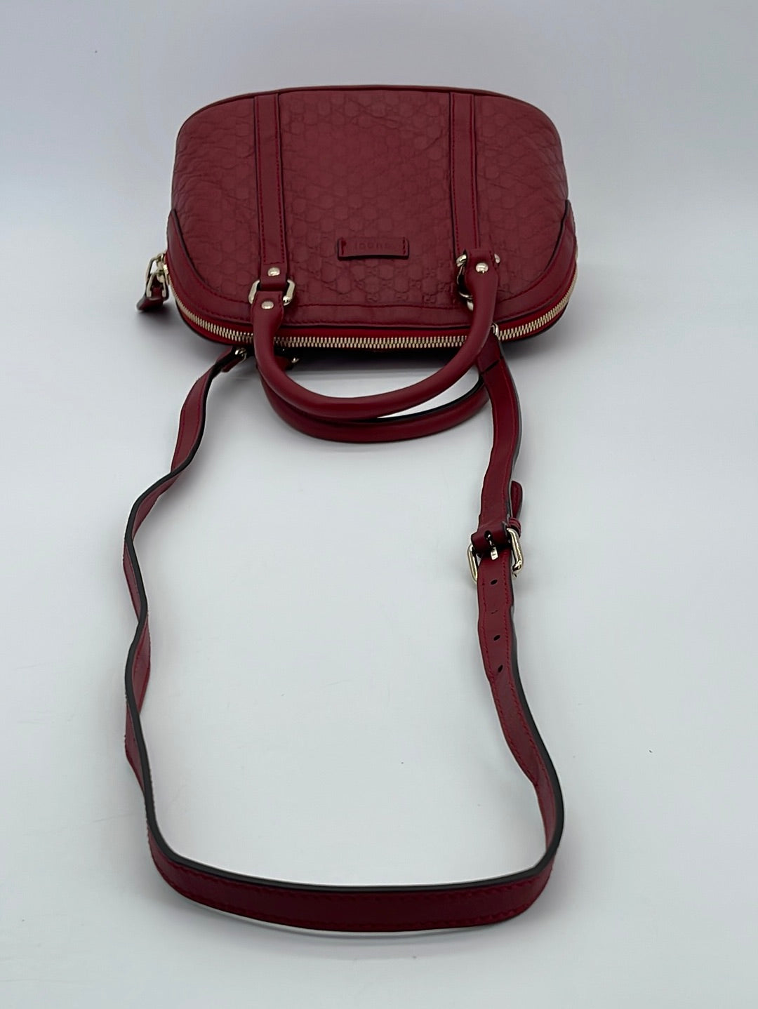 Gucci Dome Convertible Leather Crossbody Bag