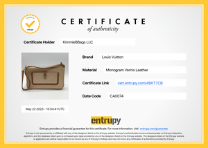 Preloved Louis Vuitton Mallory Square Blush Monogram Vernis Shoulder Bag CA0074 052323 - 100 OFF LIVE SHOW