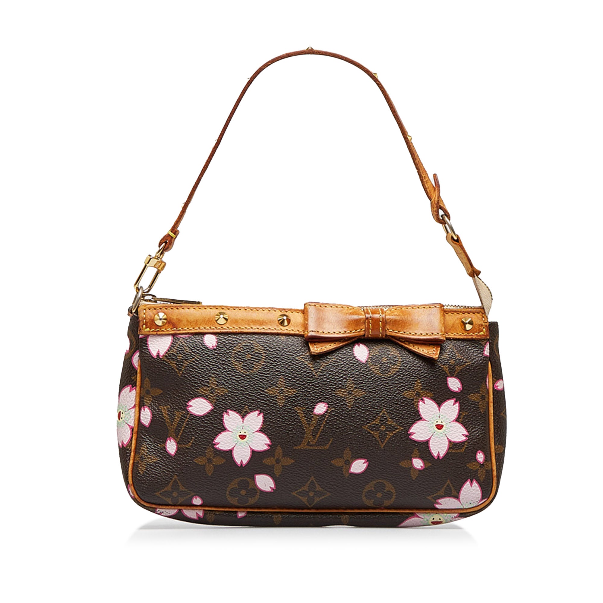 Preloved Louis Vuitton x Takashi Murakami Monogram Cherry Blossom Pochette Accessoires AR0033 92123
