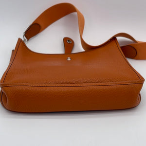 Preloved Hermes Orange Evelyne Bag Gen I Clemence PM (Kimmie’s Bag) BG4QBRK 101923