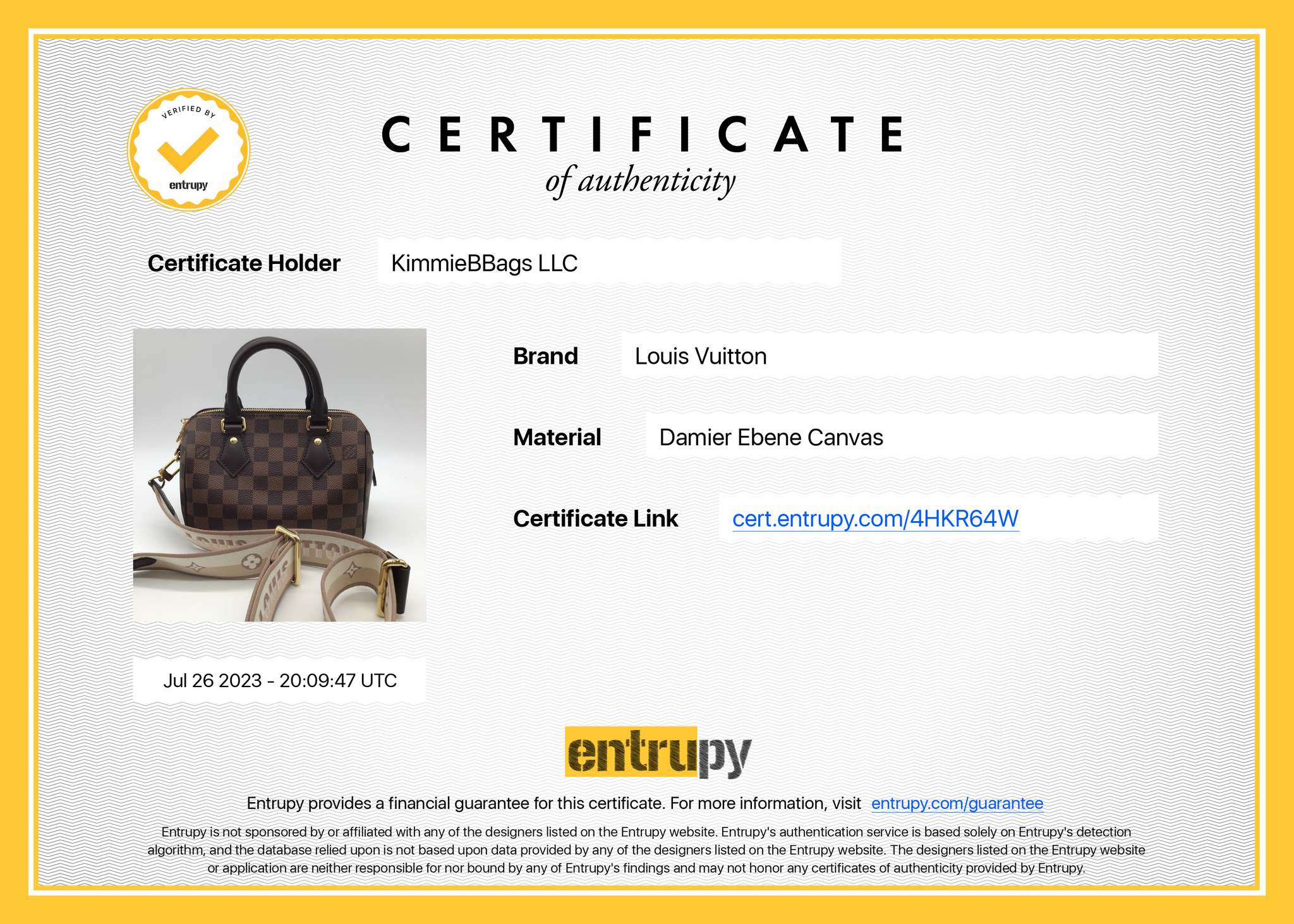 SNEAK PEAK 080523 PRELOVED Louis Vuitton Speedy 20 Damier Ebene Bandol –  KimmieBBags LLC