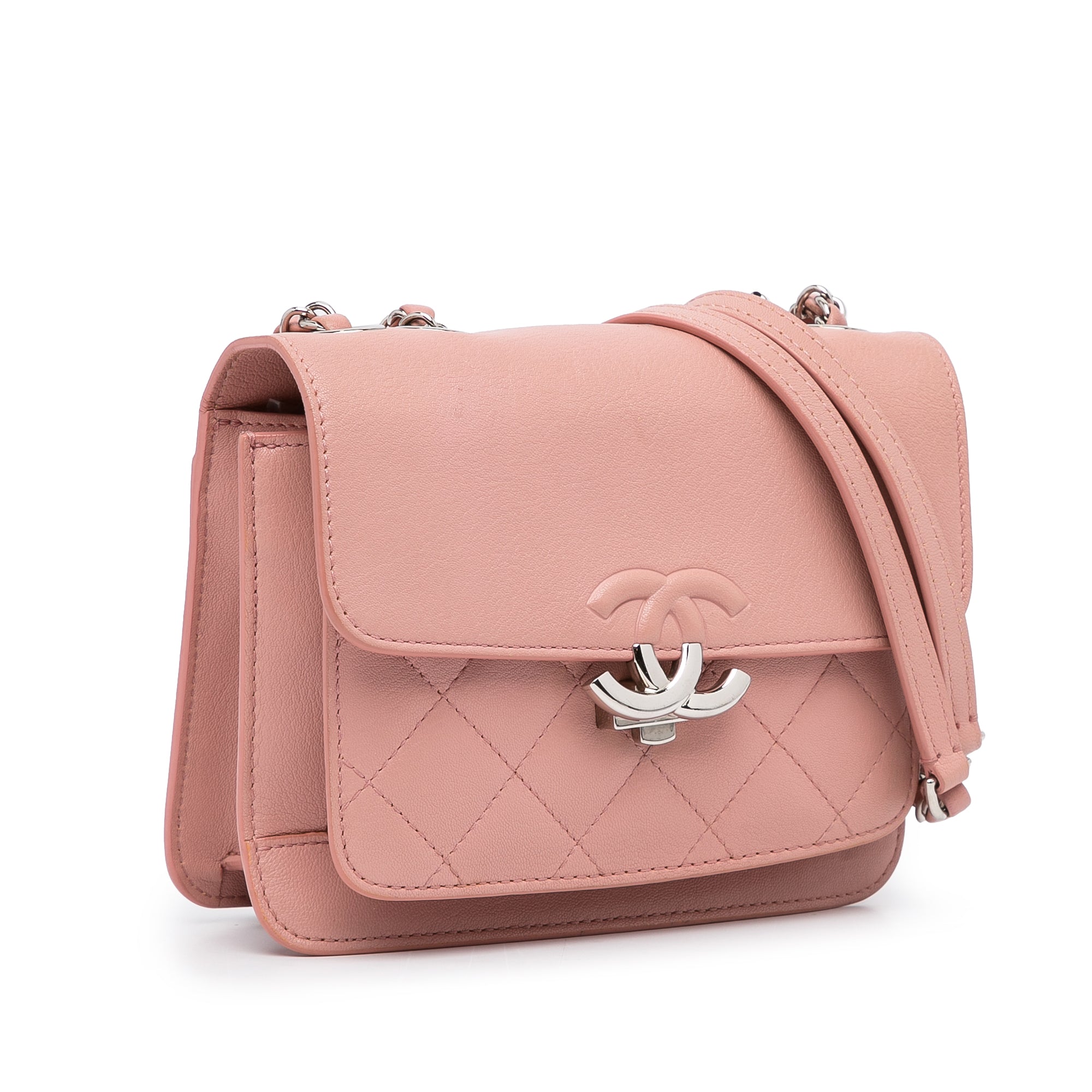 Preloved Chanel CC Calfskin Box Flap Bag 25363935 92123. Off Flash