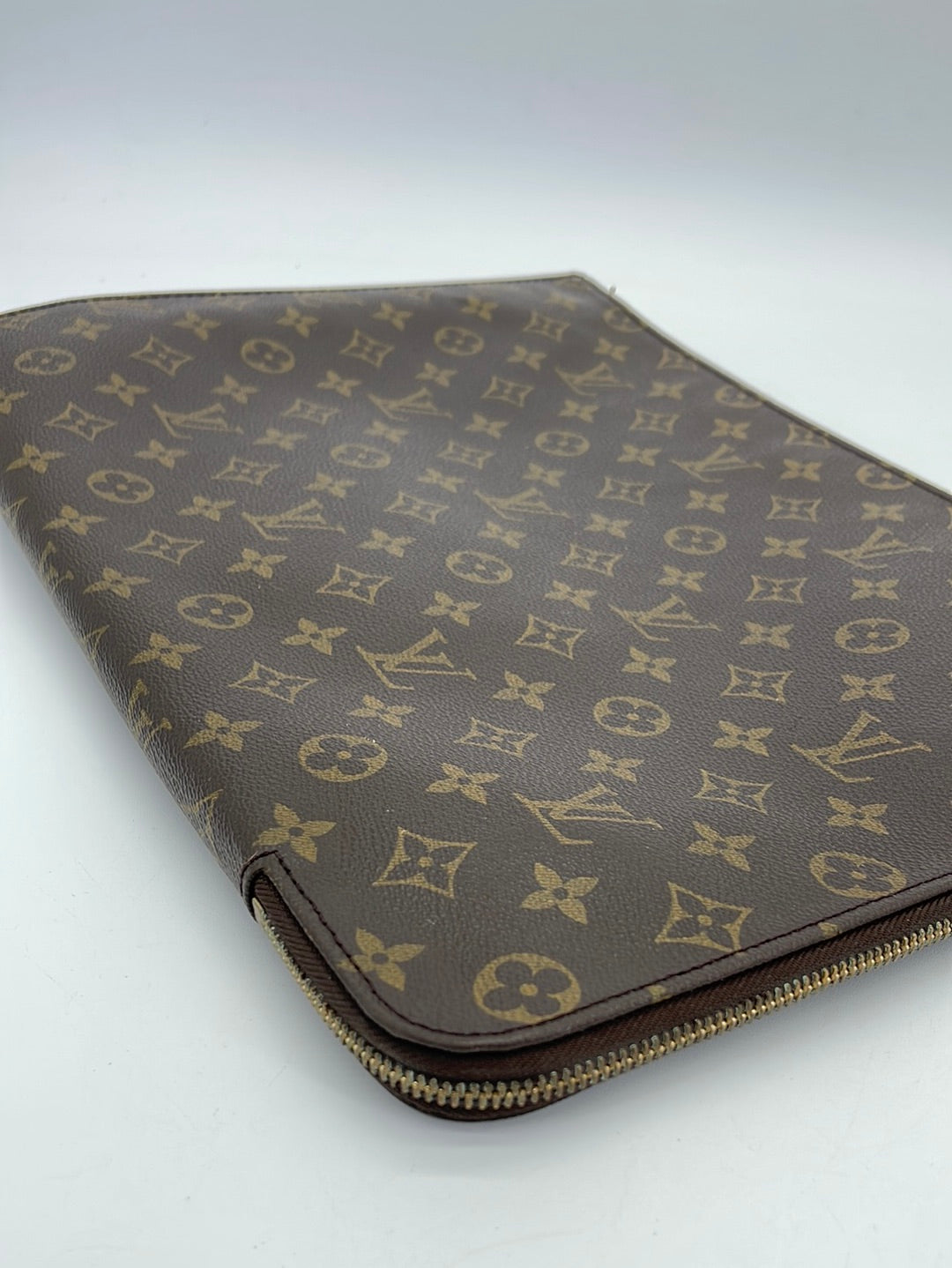 Louis Vuitton Monogram Poche Documents - Brown Laptop Covers