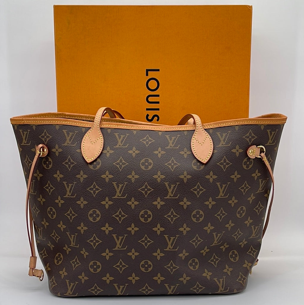 GIFTABLE Preloved Louis Vuitton Monogram Neverfull MM Tote Bag SD0230 110723