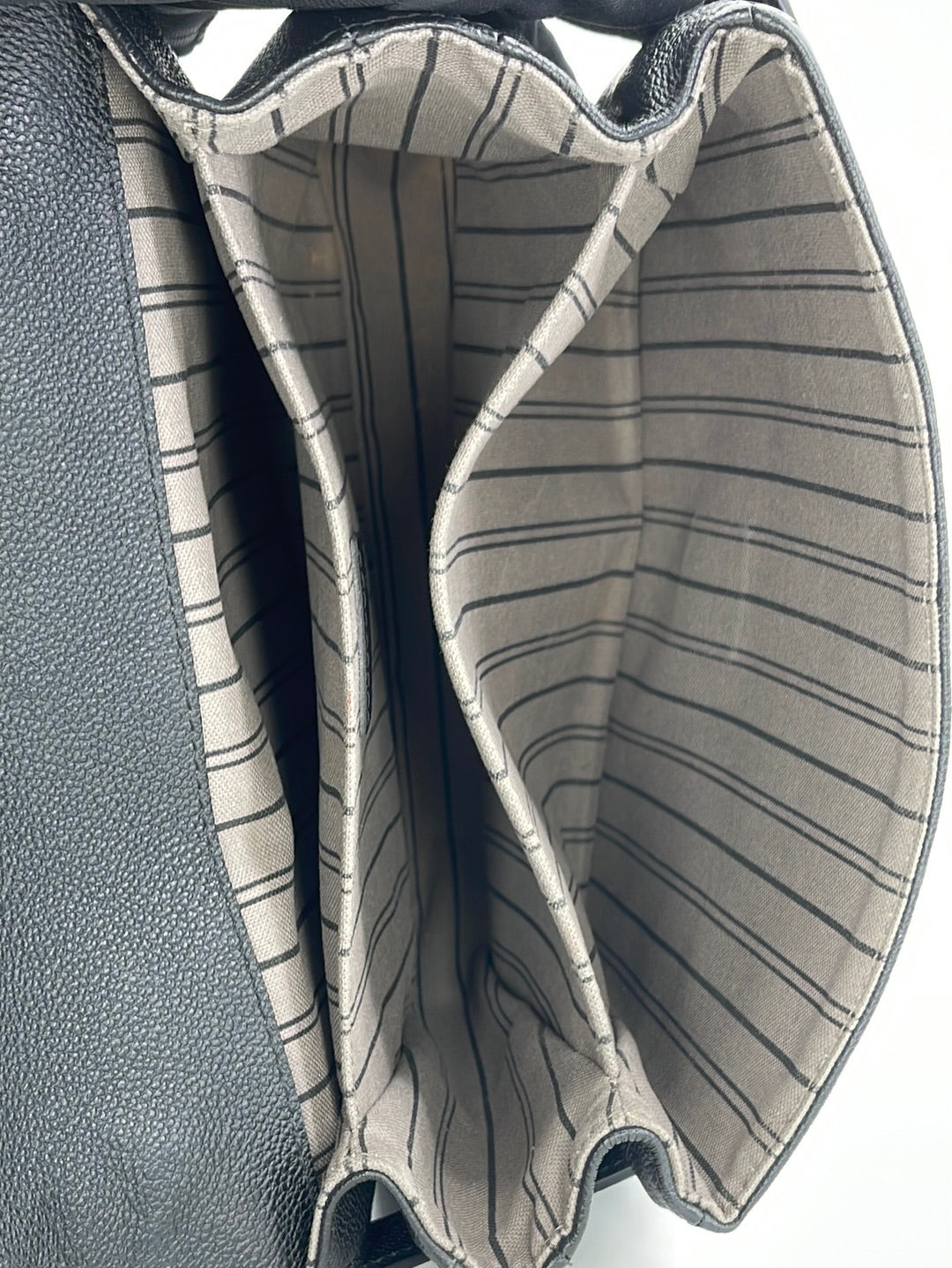Louis Vuitton Black Monogram Empreinte Crafty Pochette Trio Cloth