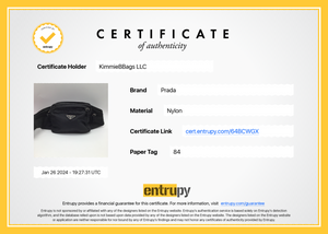 Preloved Prada Black Nylon Montagna Small Tessuto Belt Bag 84 (K) 020824